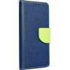 Oem FANCY Book dėklas skirtas Xiaomi Redmi Note 12 5G mėlynos spalvos / lime