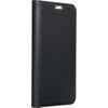 Dėklas Oem Flip case for iPhone 15 Luna Book Gold juodas