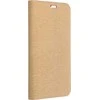 Dėklas Oem LUNA Book Gold skirtas Samsung Galaxy S23 aukso spalvos