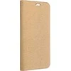 Dėklas Oem LUNA Book Gold skirtas Samsung Galaxy S21 FE aukso spalvos