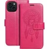 Telefono dėklas Oem MEZZO Book skirtas Iphone 15, rožinės spalvos