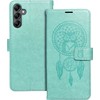 Telefono dėklas Oem MEZZO Book skirtas Samsung A14 4G / A14 5G, žalios spalvos