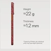 Dėklas PITAKA Ultra-Slim Monogram MagSafe Apple iPhone 17 Pro auksinis red