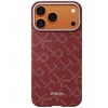 Dėklas PITAKA Ultra-Slim Monogram MagSafe skirtas Apple iPhone 17 Pro Max aukso spalvos red