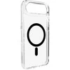 Puro Lite Mag TPU+PC dėklas, suderinamas su „MagSafe“, skirtas „iPhone 17 Air“ – skaidrus su juodu žiedu