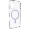 Puro Lite Mag TPU+PC dėklas, suderinamas su „MagSafe“, skirtas „iPhone 17“ – skaidrus su rausvu žiedu