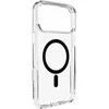 Puro Lite Mag TPU+PC dėklas suderinamas su MagSafe skirtas Apple iPhone 17 Pro – skaidrus su juodos spalvos žiedu