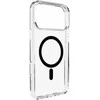 Puro Lite Mag TPU + PC dėklas, suderinamas su „MagSafe“, skirtas „iPhone 17 Pro Max“ – skaidrus su juodu žiedu