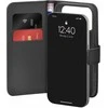Puro Wallet Stand dėklas skirtas Apple iPhone 17 Pro Made of Eco-Leather, with a Flap, Wallet, and Stand Function - juodos spalvos