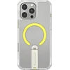 Dėklas Skinarma Helix Apple iPhone 16 Pro Magnetic Charging 360 Rotating Stand skaidrus
