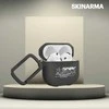 Dėklas Skinarma Kinzoku skirtas AirPods 4 juodos spalvos