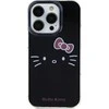 Apple iPhone 13 / 14 / 15 Hello Kitty dėklas IML Kitty Face (HKHCP15SHKHLK) juodos spalvos