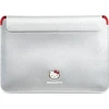 Nešiojamo kompiuterio krepšys 14" Hello Kitty Sleeve PU Metal Logo (HKCS14PGHDLMS) sidabrinės spalvos