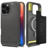 Spigen Rugged Armor Mag MagSafe dėklas skirtas iPhone 17 Pro – pilkos spalvos