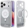 „Spigen Ultra Hybrid MagSafe“, klasikinis sidabrinis dėklas – „iPhone 17 Pro Max“.