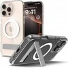 Dėklas Spigen „Ultra Hybrid S MagSafe“, krištolo skaidrumo – „iPhone 16 Pro“
