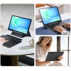 Dėklas su klaviatūra Dux Ducis (DK series) skirtas Samsung Tab S10 FE+ (Plus) su pašvietimu – juodos spalvos