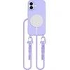Tech-Protect MagNecklace MagSafe with Lanyard Apple iPhone 16 – dėklas telefonui violetinės spalvos