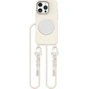 Dėklas Apple iPhone 16 Pro Tech-Protect Magnelace MagSafe Latte smėlio spalvos