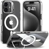 Tech-Protect MagStand MagSafe Apple iPhone 16 Case – dėklas telefonui skaidrus
