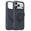 Torras Ostand Q3 silikoninis dėklas, juodas – iPhone 18 Pro
