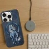 Dėklas Nimmy Magnetic Fantasy Animal MagSafe skirtas Apple iPhone 16 Pro mėlynos spalvos