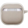 Dėklas UNIQ Clyde, skirtas AirPods 4, su užraktu, smėlio spalvos