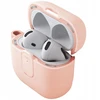 UNIQ Clyde dėklas, skirtas AirPods 4, su užraktu, rožinės spalvos