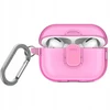 Dėklas UNIQ Glase Pro skirtas AirPods Pro 2 Lock Dėklas rožinės spalvos