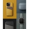 UNIQ Lyden DS Apple iPhone 15 Pro Max 6.7″ Magclick Charging dėklas yellow-pilkos spalvos canary yellow-flint pilkos spalvos