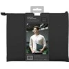 UNIQ Lyon Case laptop Sleeve 16″ midnight juodos spalvos Atsparus vandeniui RPET