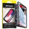 Wozinsky Full Magnetic Full Body Front and Back with built-in glass Vivo X60 dėklas telefonui juodos spalvos-dėklas telefonui skaidrus