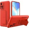 Wozinsky Kickstand dėklas skirtas Xiaomi Poco M4 Pro 5G, raudonas