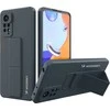 Wozinsky Kickstand silikoninis su stoveliu Xiaomi Redmi Note 11 Pro dėklas telefonui mėlynos spalvos