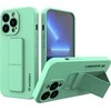 Wozinsky Kickstand dėklas skirtas iPhone 13 mini, mėtų