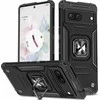 Wozinsky Ring Armor Google Pixel 7 armored magnetic holder ring dėklas telefonui juodos spalvos