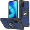 Dėklas Wozinsky Šarvuotas korpuso dangtelis + magnetinis laikiklis Samsung Galaxy A03s Ring Armor mėlynas