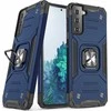 Wozinsky Ring Armor tvirtas hibridinis dėklas skirtas Samsung Galaxy S22, mėlynas