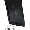 Nuotraukų rėmelis Deknudt S66KF2 P1 30x45 Mediena juoda w. Passepartout