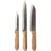 Dekodonia Knivset By Bercato - 25,5cm, 30,5cm, 32,5cm - Nerūdijantis plienas, Drewno akacjowe