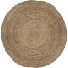 Kilimas Atmosphera Jute 181000, smėlio ruda, D120 cm