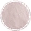 Dekoracja Domu Rožinė Lurex dekoratyvinis kilimas, skersmuo 90 cm su kutais, rožinis