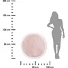 Atmosphera DYWAN OKRĄGŁY ROŽINĖ PLECIONA GWIAZDA DLA DZIECKA 90 cm