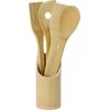 Dekoracja Domu Bamboo Bambuko aksesuarų rinkinys, 5 elementai, virtuvės reikmenys