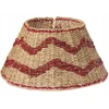 Beliani Kalėdų eglutės stovas HIVER jūržolių raudonas 43 cm