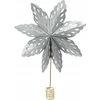 Christmas Decoration Kalėdų žvaigždė medelio viršūnė sidabrinė