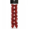 Edelman Raudonas dekoratyvinis kaspinas 10x12 cm, 6 vnt.