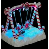 Fééric Lights and Christmas Kalėdinė dekoracija „Fééric Lights“ ir judanti Kalėdų figūrėlė su lemputėmis, 16 x 12,5 cm
