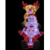 Fééric Lights and Christmas Outdoor Lauko šviesa dekoracija, Kalėdų personažai, 60 LED