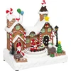 Fééric Lights and Christmas Kalėdinis peizažas, dovanų fabrikas, 23,2 x 24,5 cm, judantis su garsu